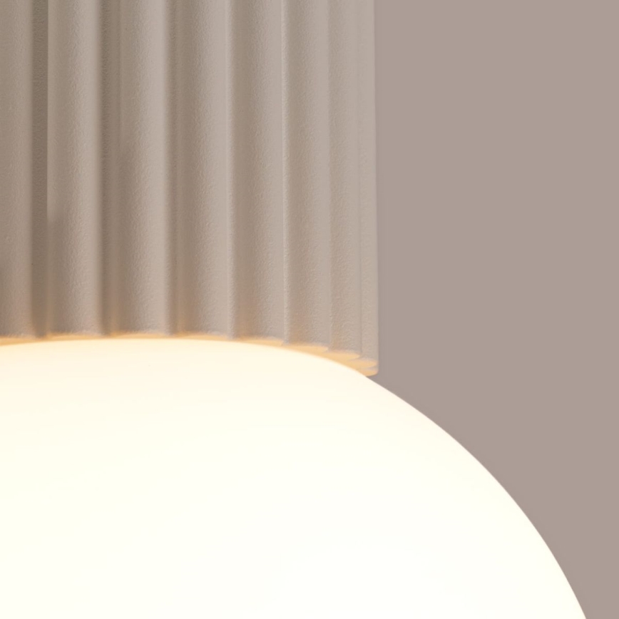 Bathroom ceiling light HALO 1xG9/8W/230V d. 12 cm IP44 creamy