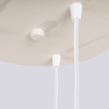 Chandelier on a string HALO 3xG9/8W/230V d. 25 cm creamy