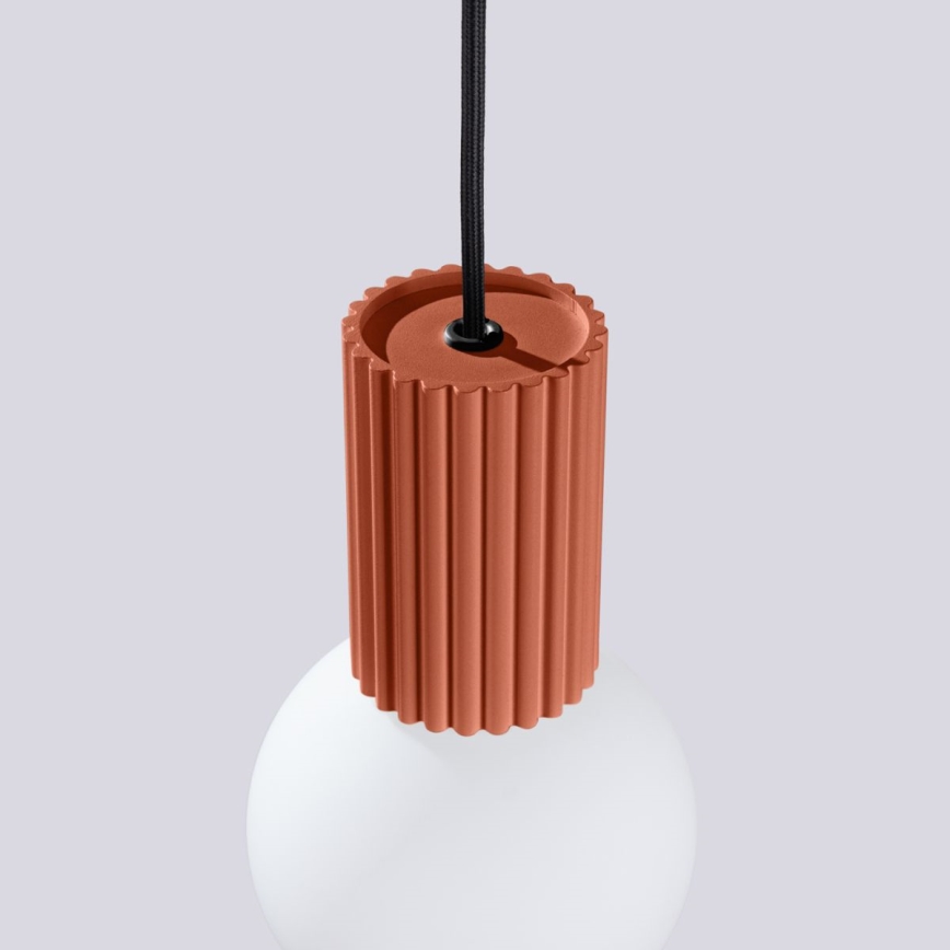 Chandelier on a string HALO 1xG9/8W/230V d. 12 cm orange