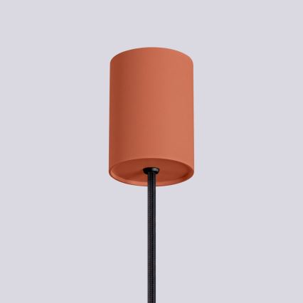 Chandelier on a string HALO 1xG9/8W/230V d. 12 cm orange