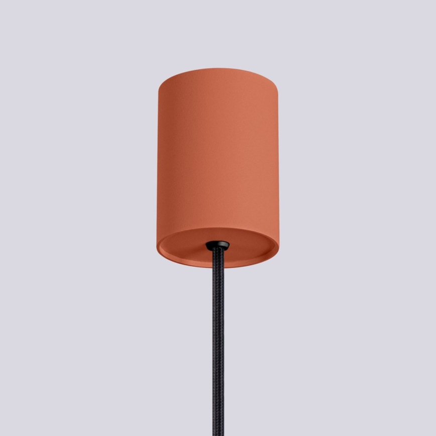 Chandelier on a string HALO 1xG9/8W/230V d. 12 cm orange