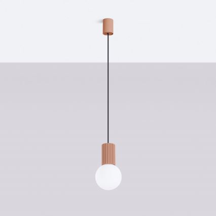 Chandelier on a string HALO 1xG9/8W/230V d. 12 cm brown