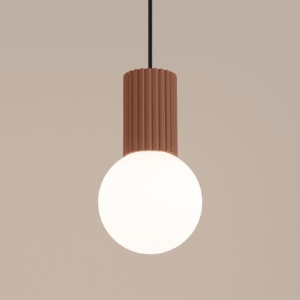 Chandelier on a string HALO 1xG9/8W/230V d. 12 cm brown
