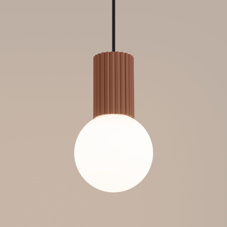 Chandelier on a string HALO 1xG9/8W/230V d. 12 cm brown