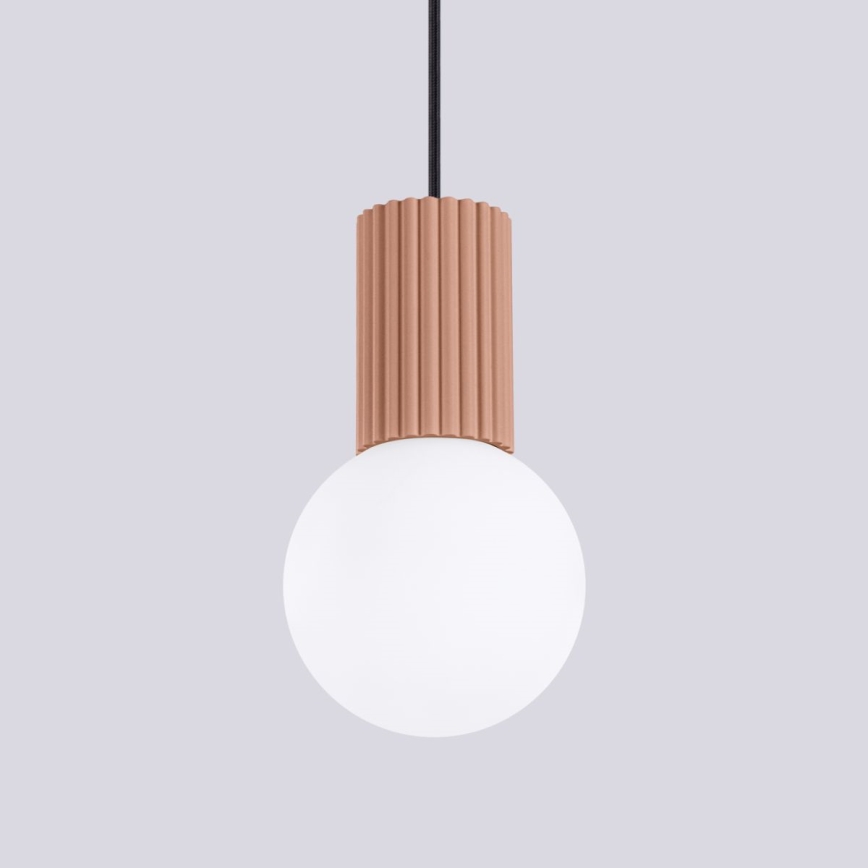 Chandelier on a string HALO 1xG9/8W/230V d. 12 cm brown