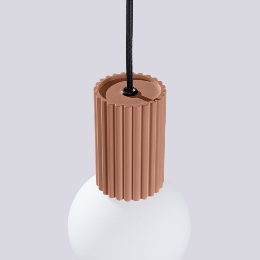 Chandelier on a string HALO 1xG9/8W/230V d. 12 cm brown