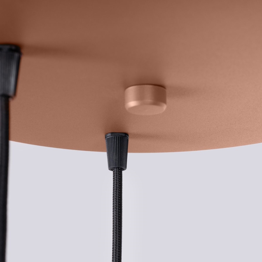 Chandelier on a string HALO 3xG9/8W/230V d. 25 cm brown