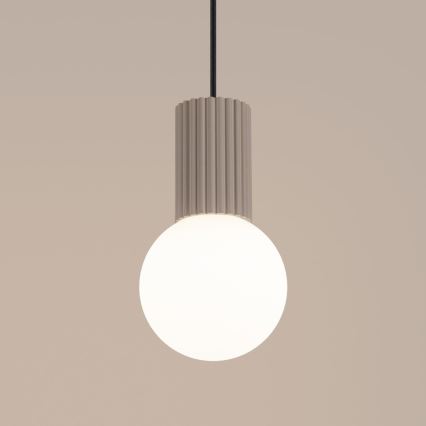 Chandelier on a string HALO 1xG9/8W/230V d. 12 cm beige