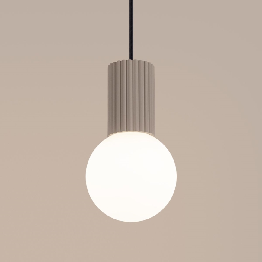 Chandelier on a string HALO 1xG9/8W/230V d. 12 cm beige