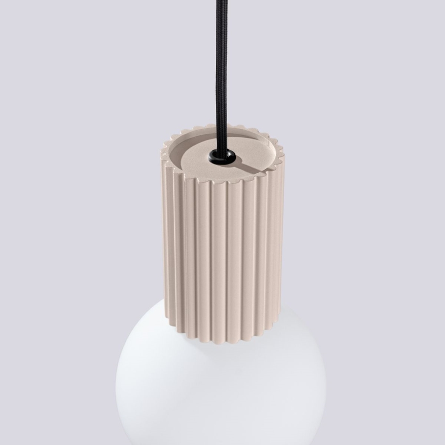 Chandelier on a string HALO 1xG9/8W/230V d. 12 cm beige