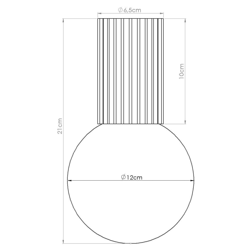Bathroom ceiling light HALO 1xG9/8W/230V d. 12 cm IP44 red