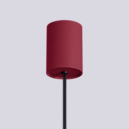 Chandelier on a string HALO 1xG9/8W/230V d. 12 cm red