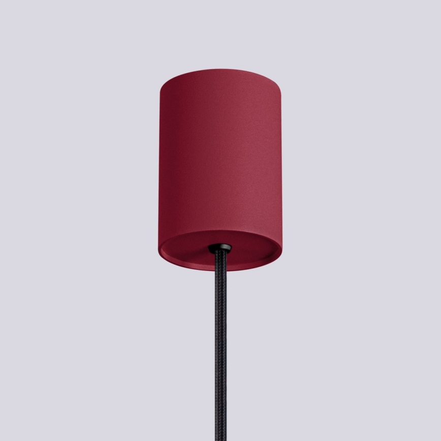 Chandelier on a string HALO 1xG9/8W/230V d. 12 cm red