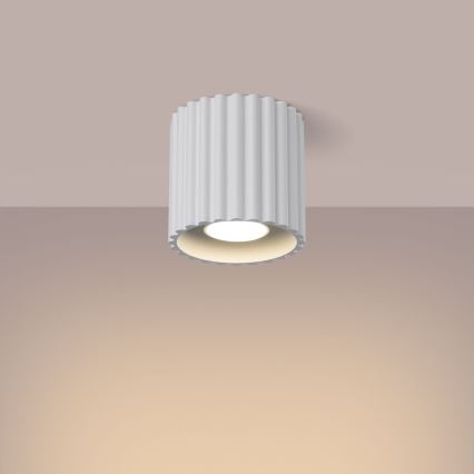 AURA Spotlight 1x GU10/10W/230V, Ø 10 cm, White