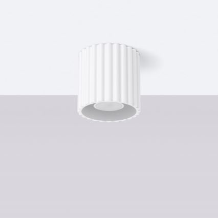 AURA Spotlight 1x GU10/10W/230V, Ø 10 cm, White