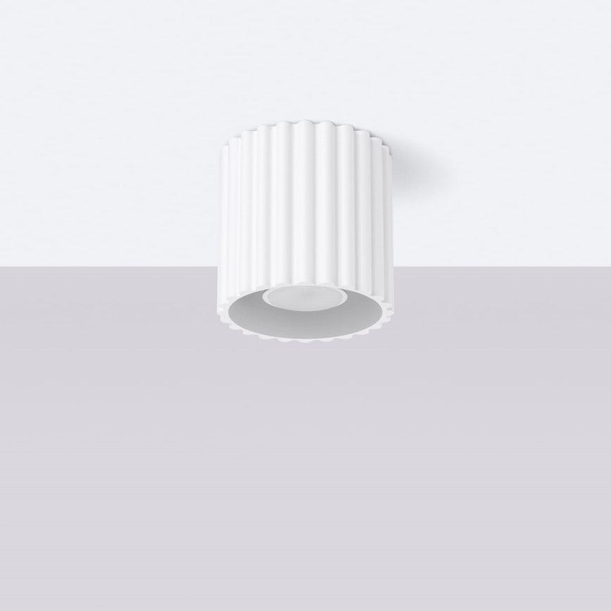 AURA Spotlight 1x GU10/10W/230V, Ø 10 cm, White