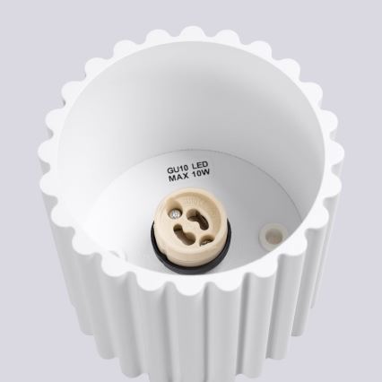 AURA Spotlight 1x GU10/10W/230V, Ø 10 cm, White