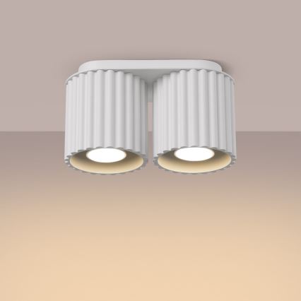 AURA Spotlight 2xGU10/10W/230V White