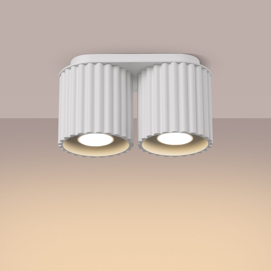 AURA Spotlight 2xGU10/10W/230V White