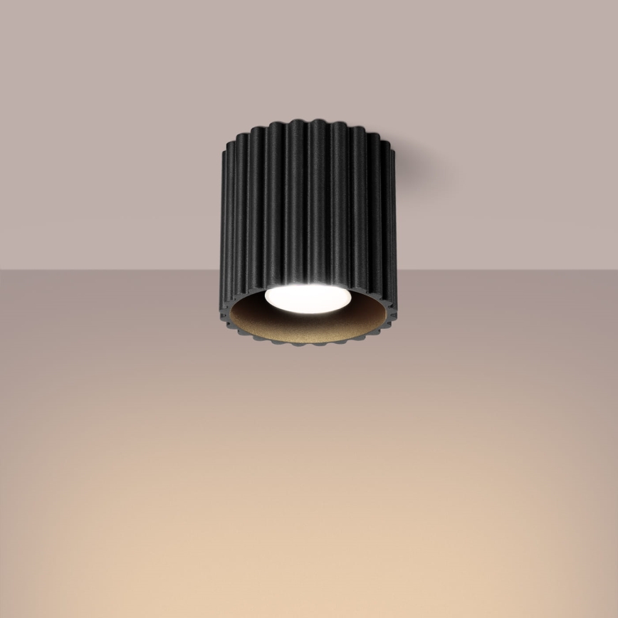 AURA Spotlight 1xGU10/10W/230V 10 cm Black