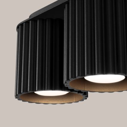 AURA Spotlight 2x GU10/10W/230V, Black