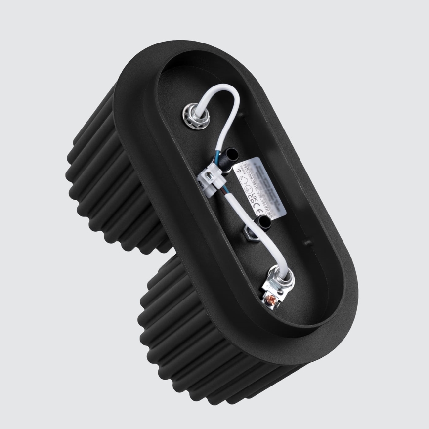 AURA Spotlight 2x GU10/10W/230V, Black