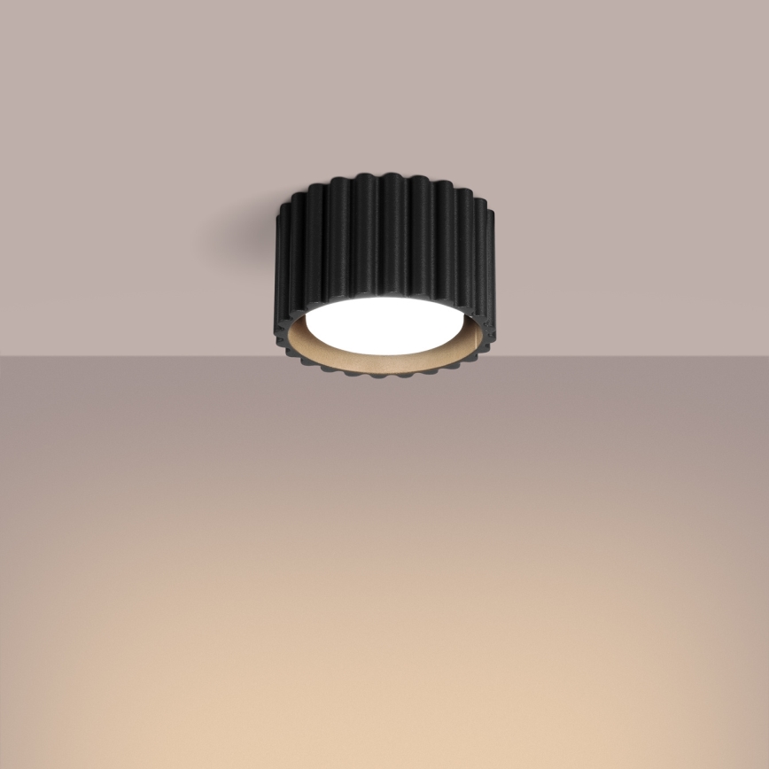 AURA Spotlight 1xGX53/10W/230V, Ø 10 cm, Black