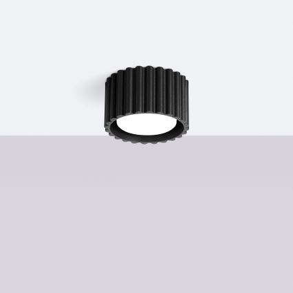 AURA Spotlight 1xGX53/10W/230V, Ø 10 cm, Black