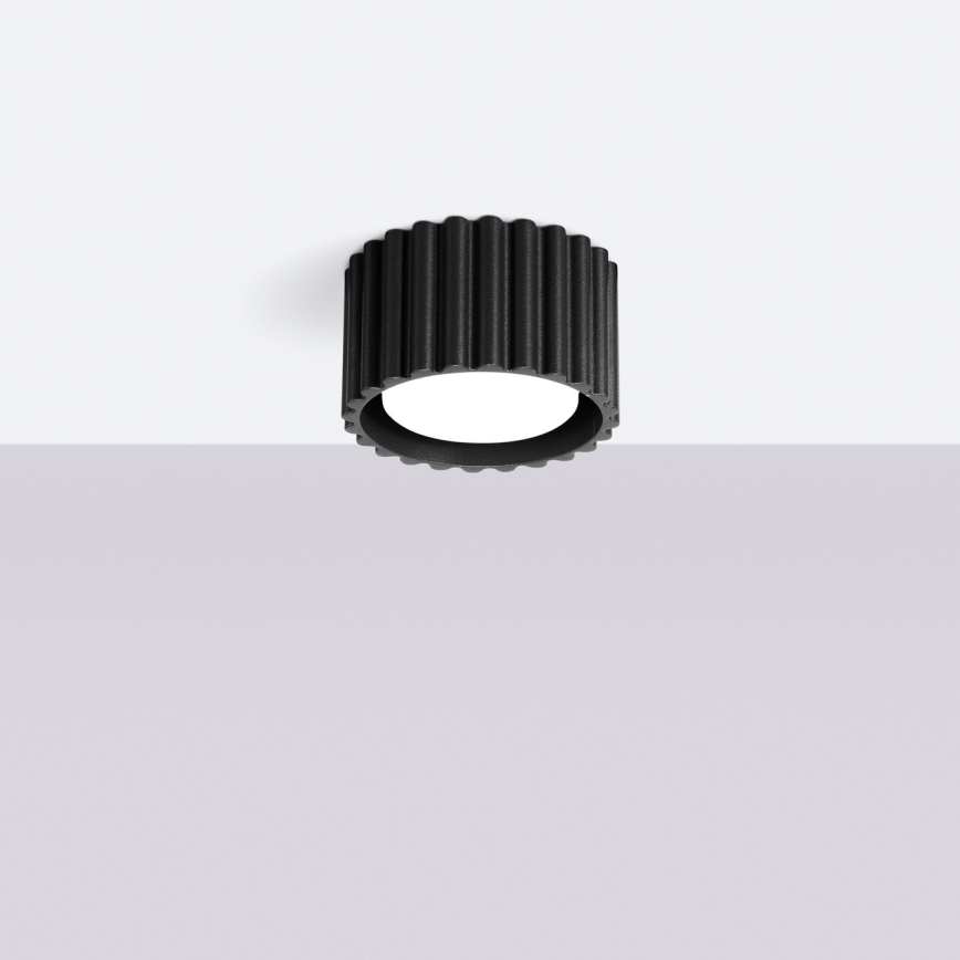 AURA Spotlight 1xGX53/10W/230V, Ø 10 cm, Black