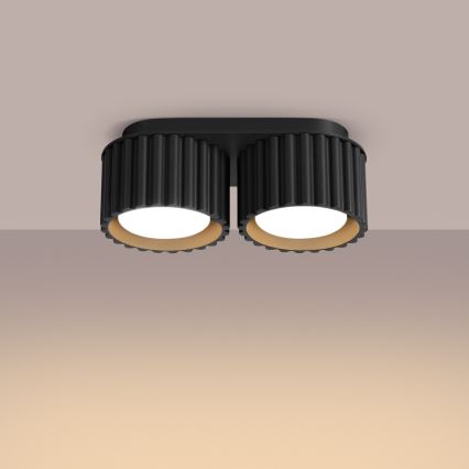 AURA Spotlight, 2x GX53/10W, 230V, Black