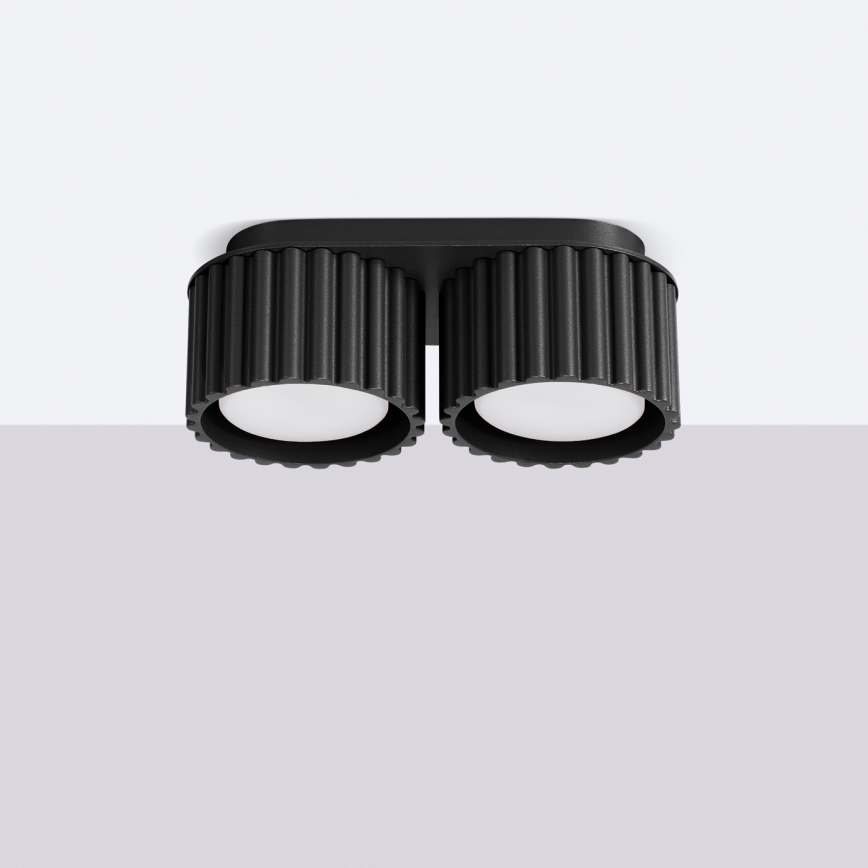 AURA Spotlight, 2x GX53/10W, 230V, Black