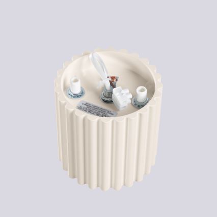 AURA spotlight 1x GU10/10W/230V, Ø 10 cm, cream