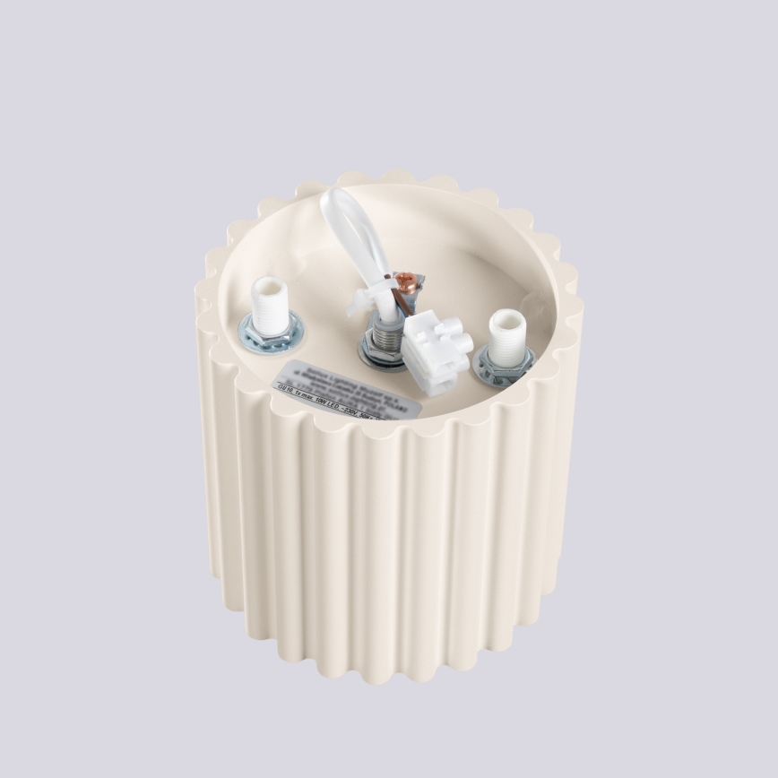 AURA spotlight 1x GU10/10W/230V, Ø 10 cm, cream