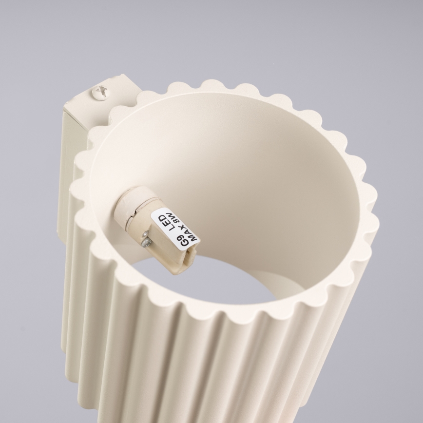 AURA Wall Sconce 1xG9/10W/230V, Cream
