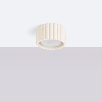 AURA spotlight 1xGX53/10W/230V diameter 10 cm cream