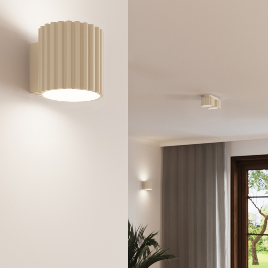 AURA 2xGX53/10W/230V Cream Spotlight
