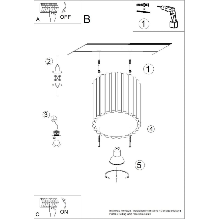 AURA Spotlight 1xGU10/10W/230V 10 cm Green