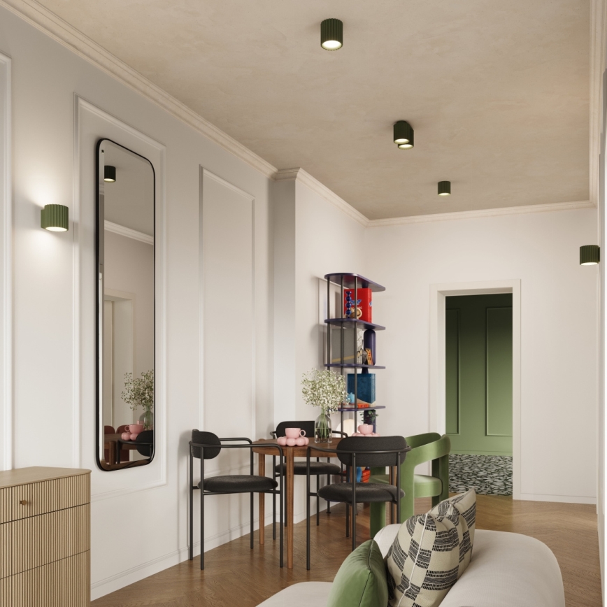 AURA Spotlight 2xGU10/10W/230V, Green