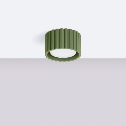 AURA spotlight 1xGX53/10W/230V 6 cm green