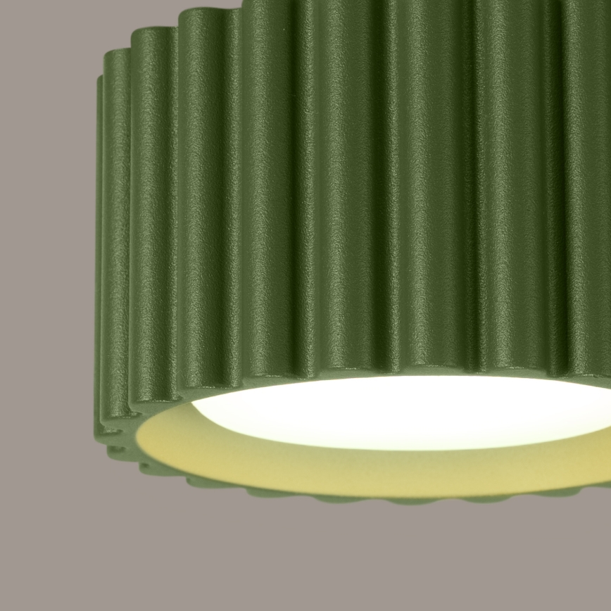 AURA Spotlight 1xGX53/10W/230V Ø 10 cm Green