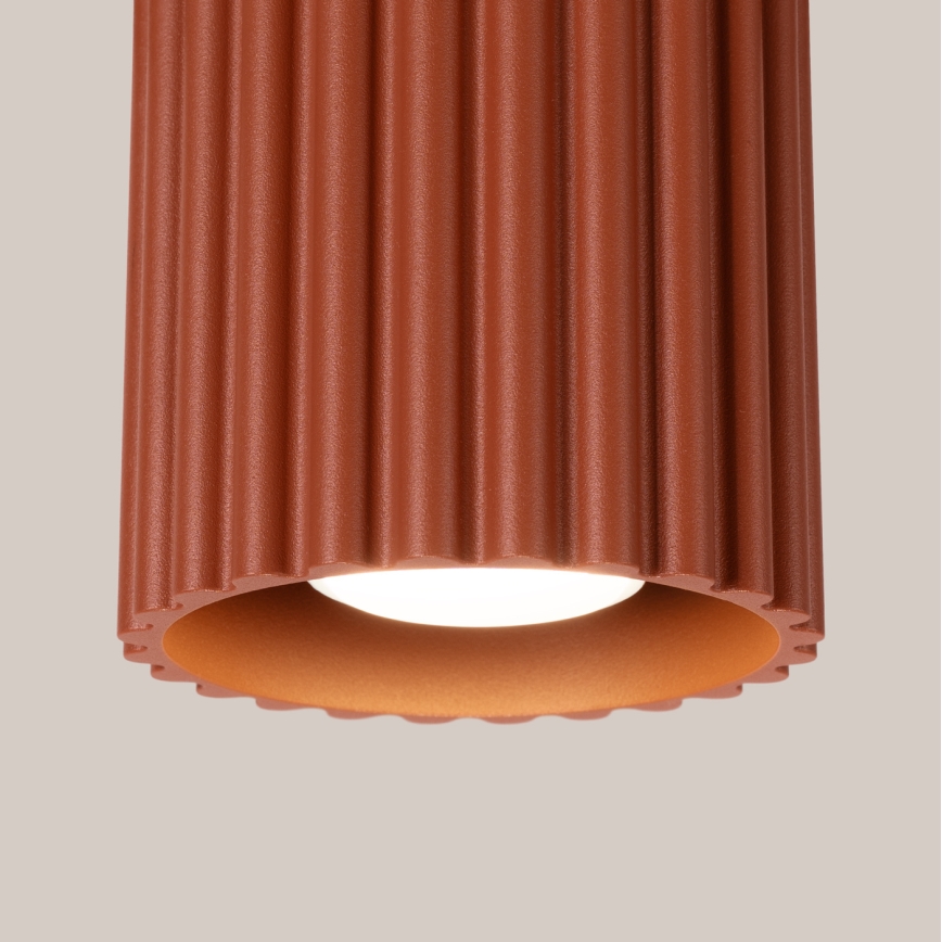 AURA spotlight 1x GU10/10W/230V, Ø 10 cm, orange
