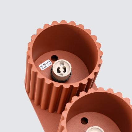 AURA Spotlight 2xGU10/10W/230V Orange