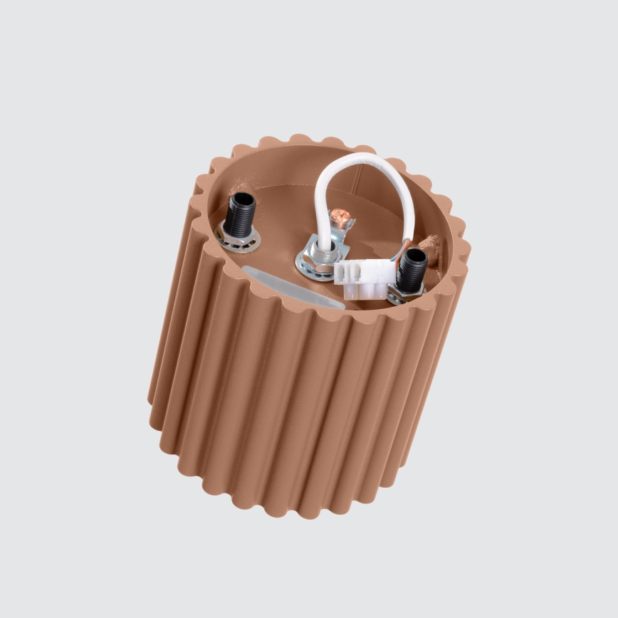 AURA Spotlight 1x GU10/10W/230V, Ø 10 cm, Brown