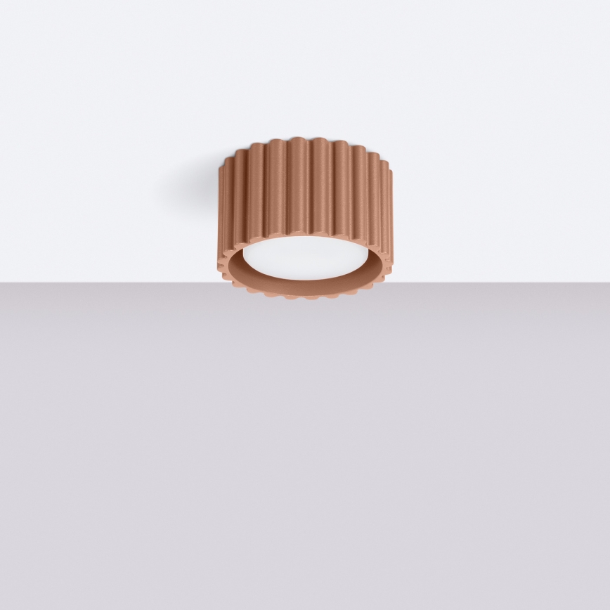 AURA spotlight 1xGX53/10W/230V, 6 cm, brown