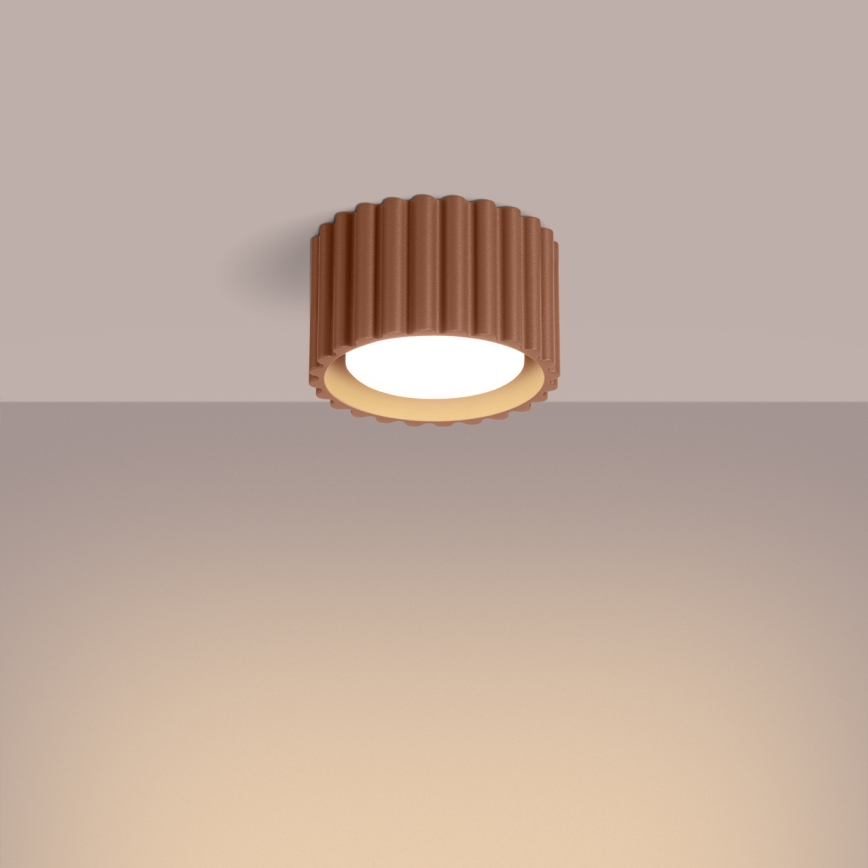 Spotlight AURA 1xGX53/10W/230V Ø 10 cm, Brown