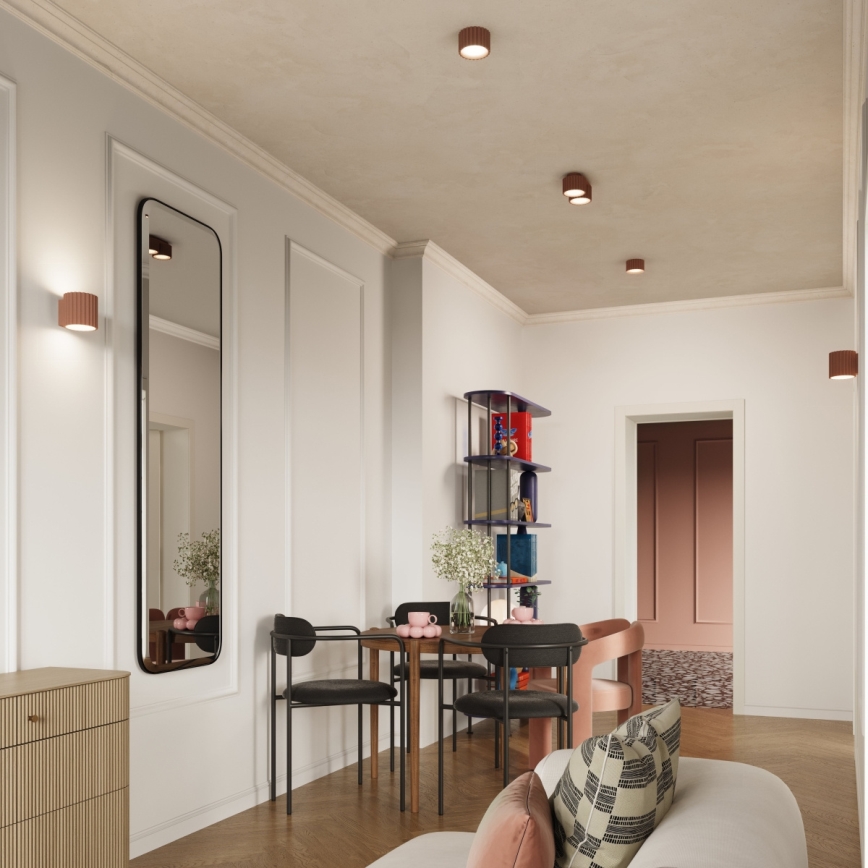 AURA Spotlight 2xGX53/10W/230V, Brown