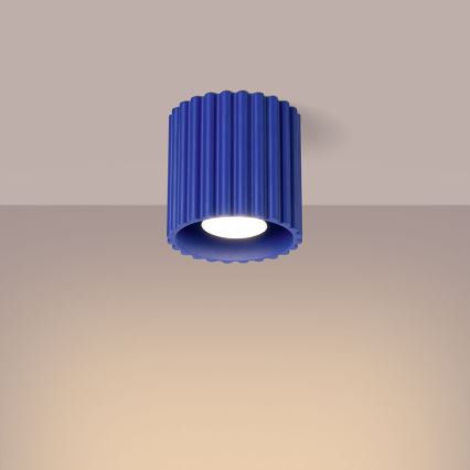 AURA Spotlight 1xGU10/10W/230V Ø 10 cm, Blue