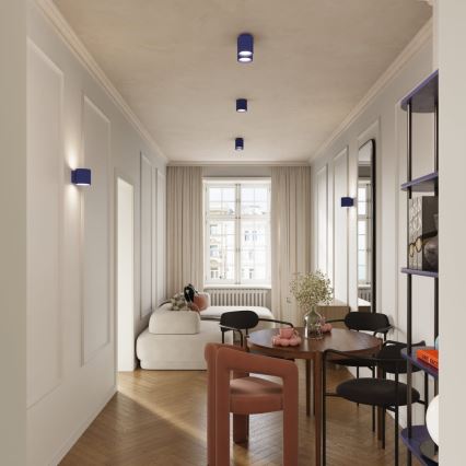 AURA spotlight 2xGU10/10W/230V blue