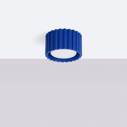 AURA spotlight 1xGX53/10W/230V, Ø 10 cm, blue