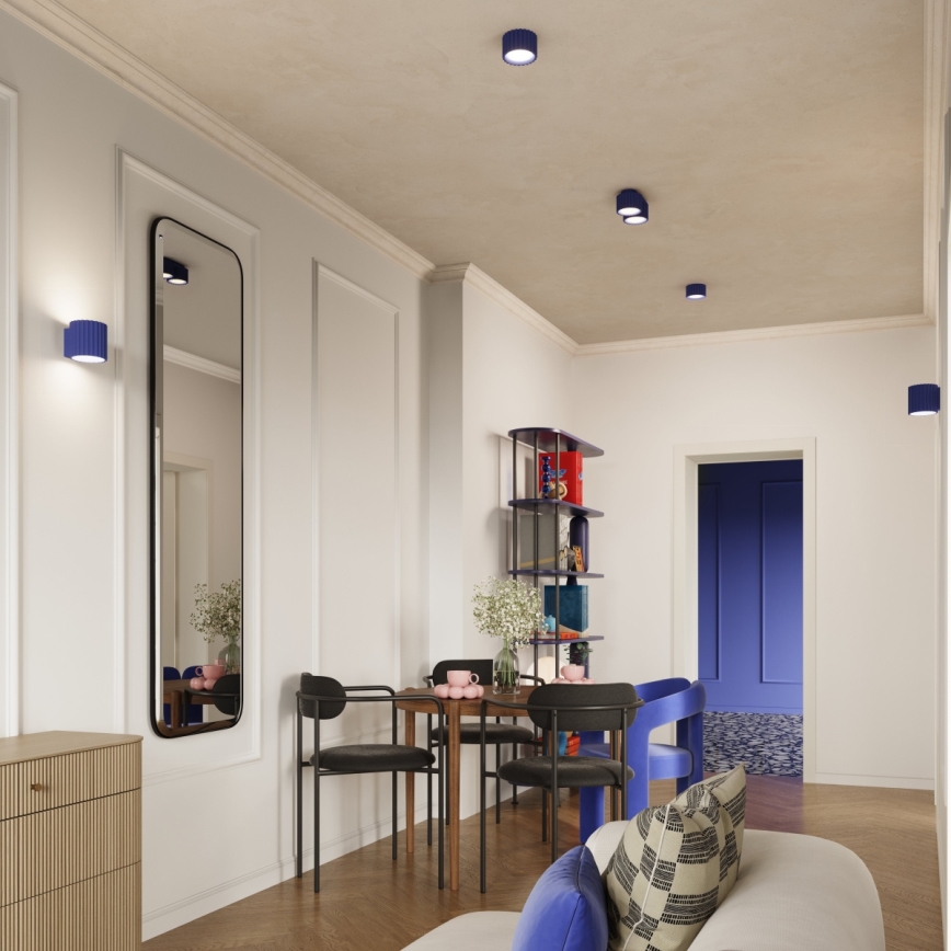 AURA Spotlight 2xGX53/10W/230V Blue